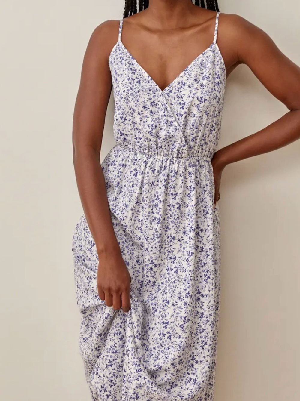Reformation Bianka Midi Dress in Johanna